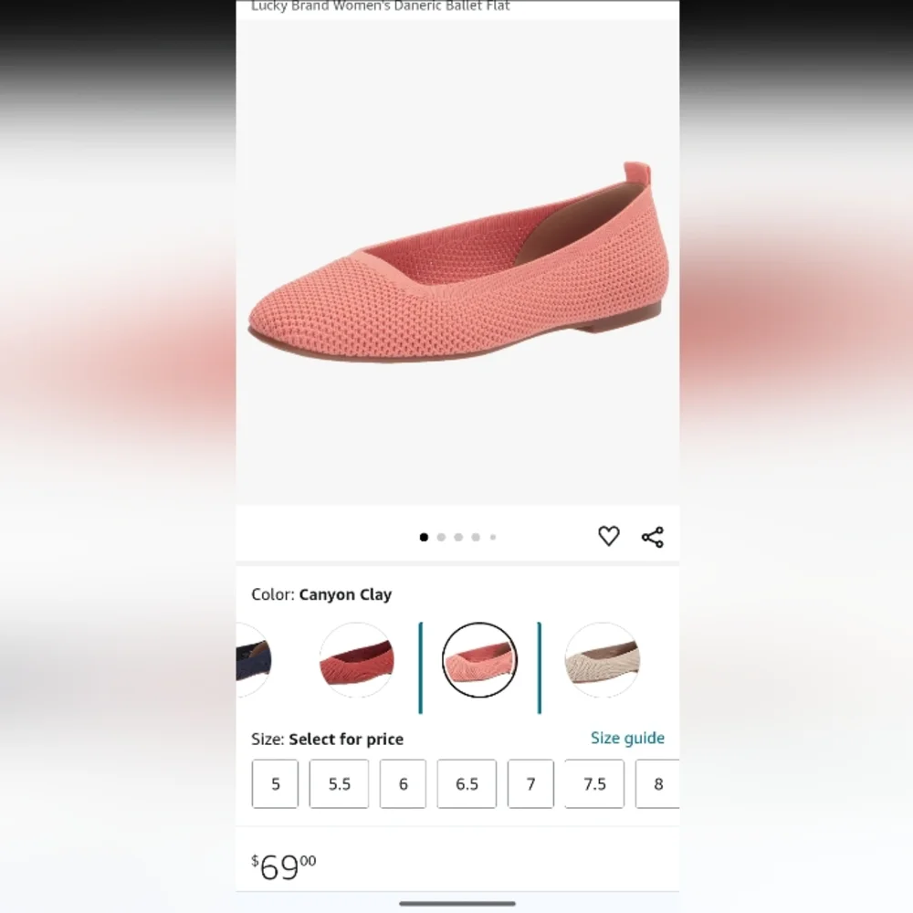 Lucky Brand Ballet Flats - Picture 4 of 8